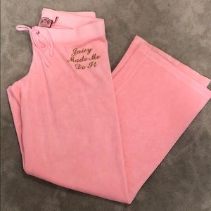 Juicy couture terry track pants